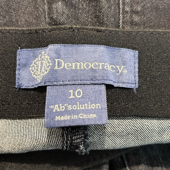 DEMOCRACY Sz 10 Ab-Solution Booty Lift Denim Jeggings Jeans New with Tags - Picture 9 of 10